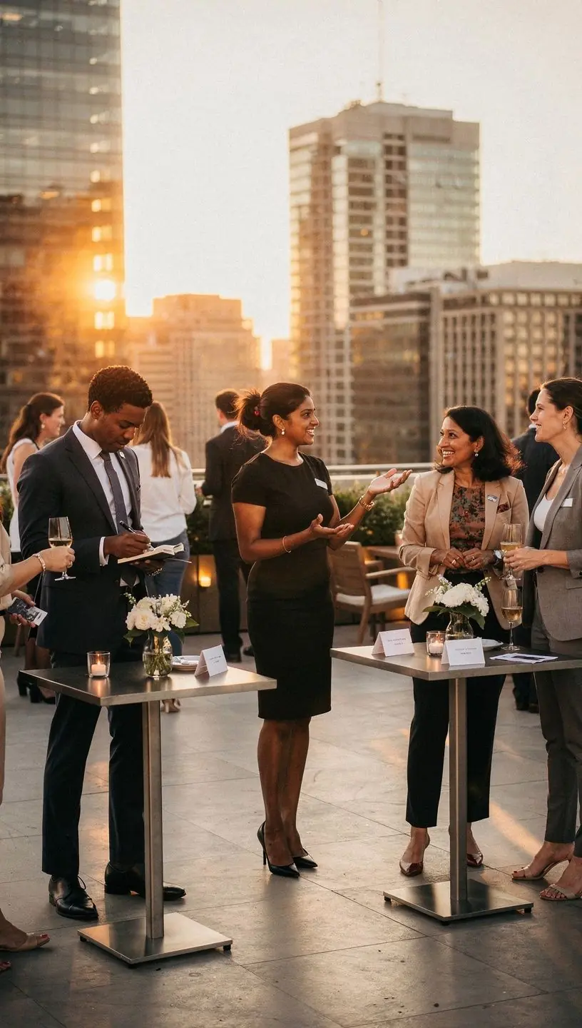 Zespół ekspertów podczas warsztatów dotyczących pozycjonowania osobistej marki w nowoczesnym biurze.